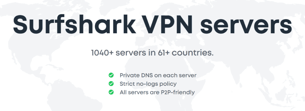 Surfshark Server Network