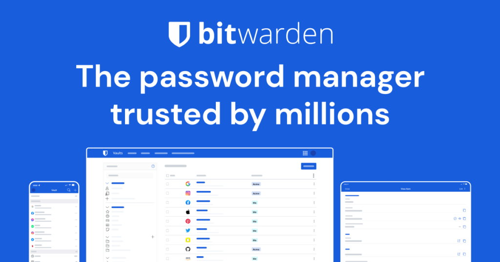Bitwarden The Password Manager